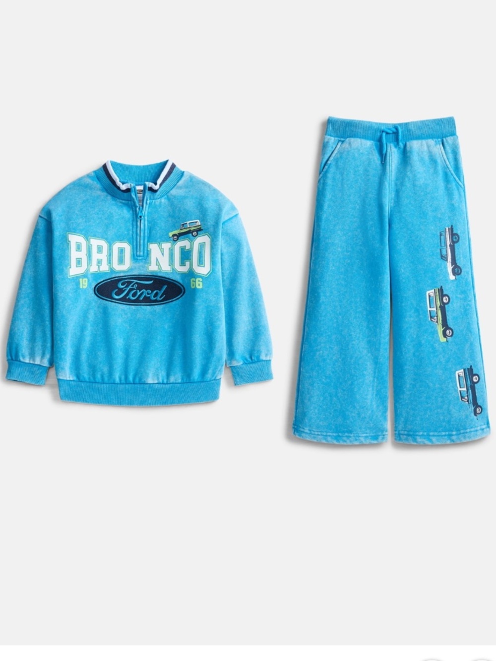 Ford Bronco Unisex Toddler Blue 2 PC Set Size 5T NWT